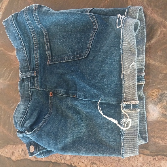GAP Dark Blue Jean Shorts - Picture 4 of 5